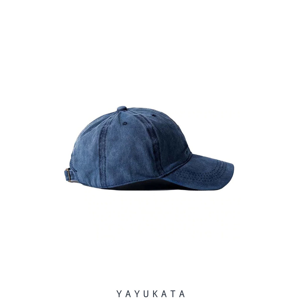 YAYUKATA Caps & Hats BLUE / One Size MF8 Casual Washed Snapback