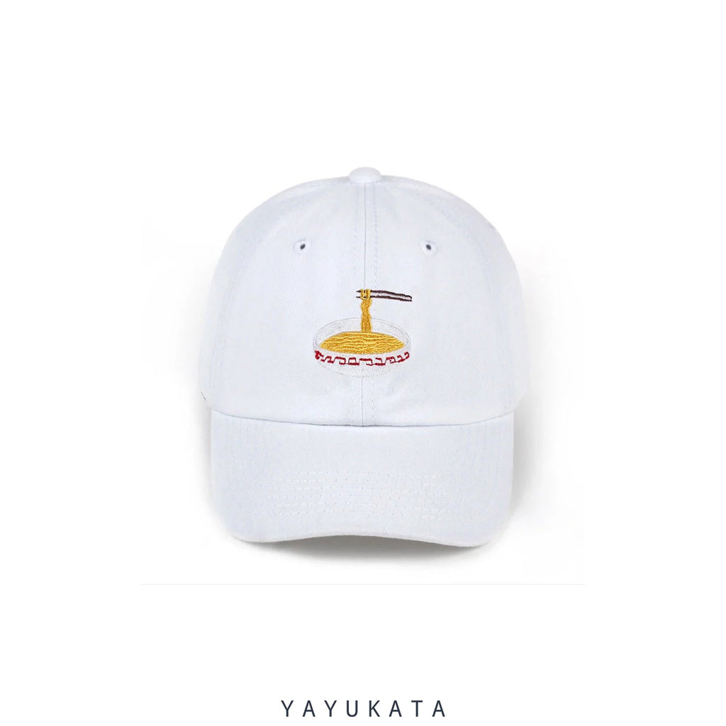 YAYUKATA Caps & Hats White / One Size ZR3 "RAMEN" Embroidered Cap