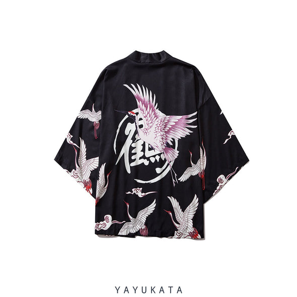 YW5 Japanese Crane Kimono – YAYUKATA