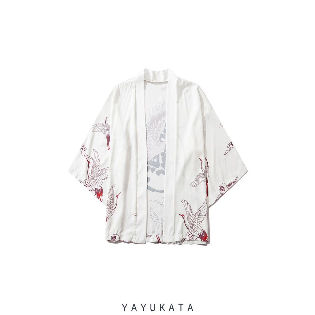 YW5 Japanese Crane Kimono