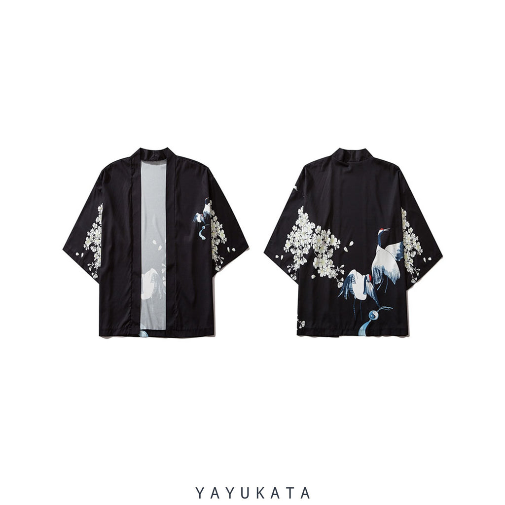 YAYUKATA Kimonos AR7 Casual Printed Kimono