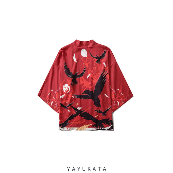 AE3 Harajuku Raven Printed Kimono