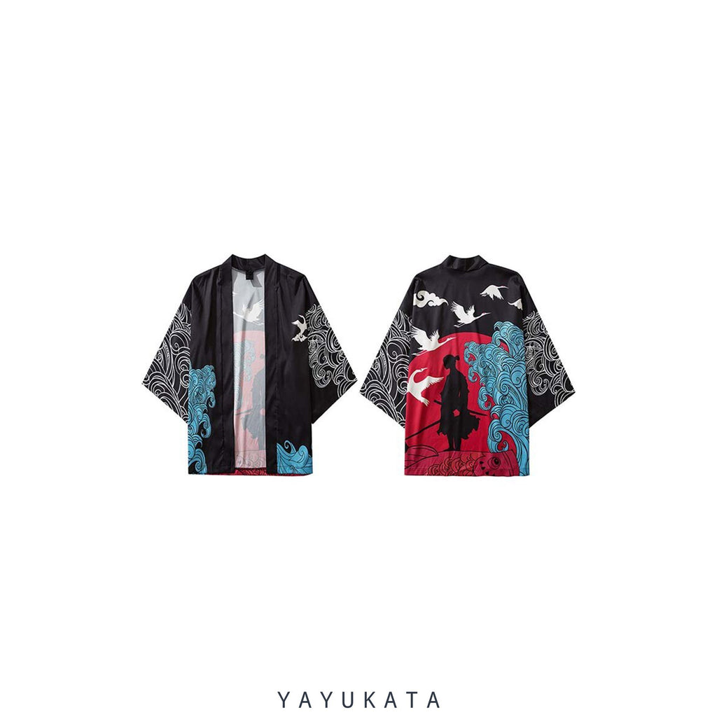 YAYUKATA Kimonos YL1 Printed Summer Kimono