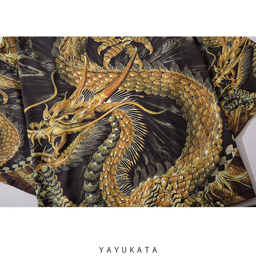 YU3 Chinese Dragon Print Kimono