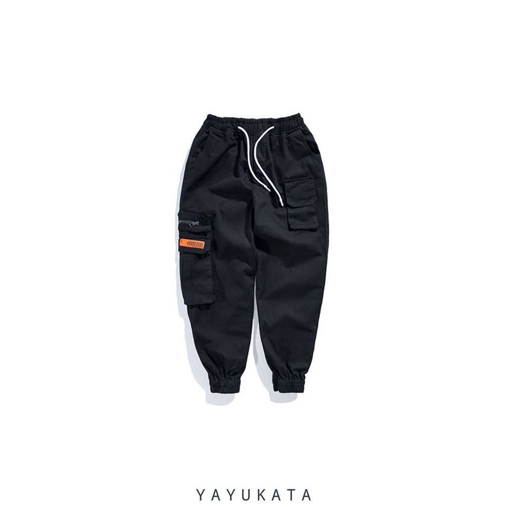 YAYUKATA Pants & Shorts BLACK / XL SU1 Side Pocket Cargo Joggers