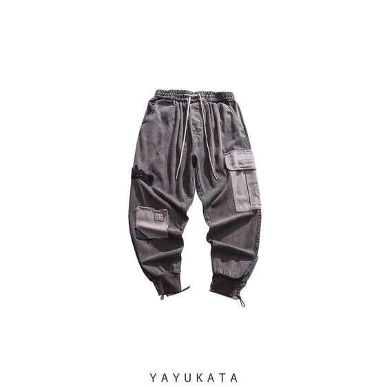 YAYUKATA Pants & Shorts Gray / XXL ZR7 Casual Multi Pocket Joggers