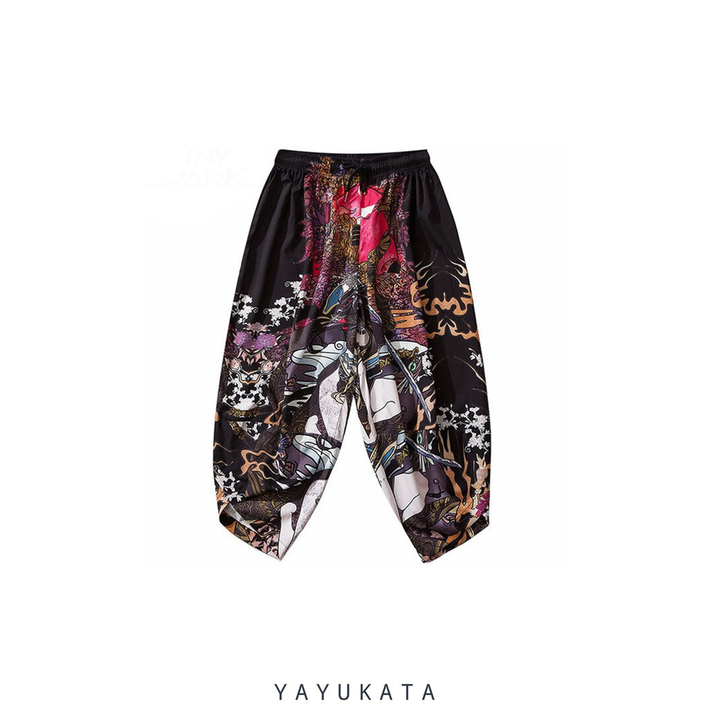 YAYUKATA Pants & Shorts M MT4 Japanese Style Baggy Joggers