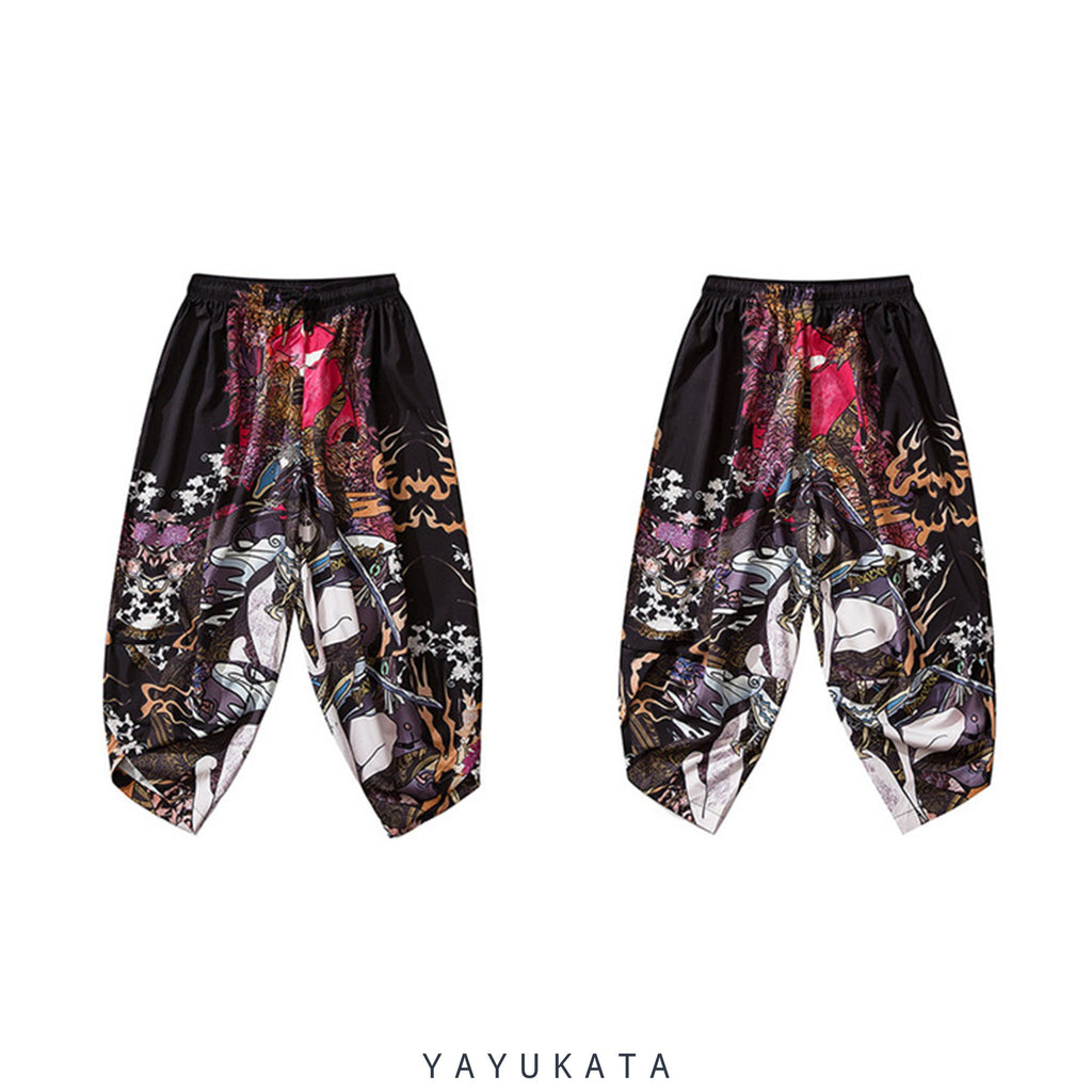 YAYUKATA Pants & Shorts MT4 Japanese Style Baggy Joggers