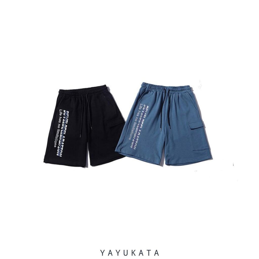 YAYUKATA Pants & Shorts MX4 Loose Multi-Pocket Cargo Shorts