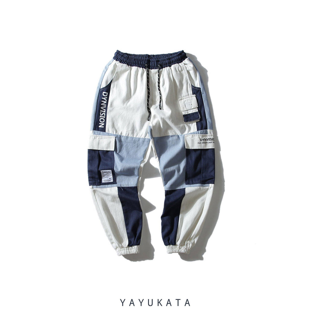 YAYUKATA Pants & Shorts WHITE / XL JI2 Casual Cargo Joggers
