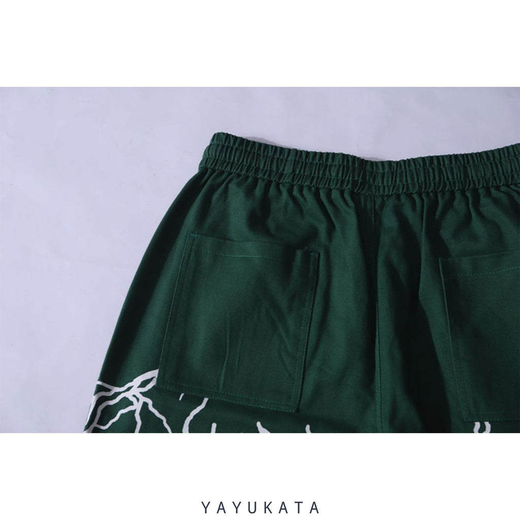 YAYUKATA Pants & Shorts YQ0 Casual Streetwear Shorts
