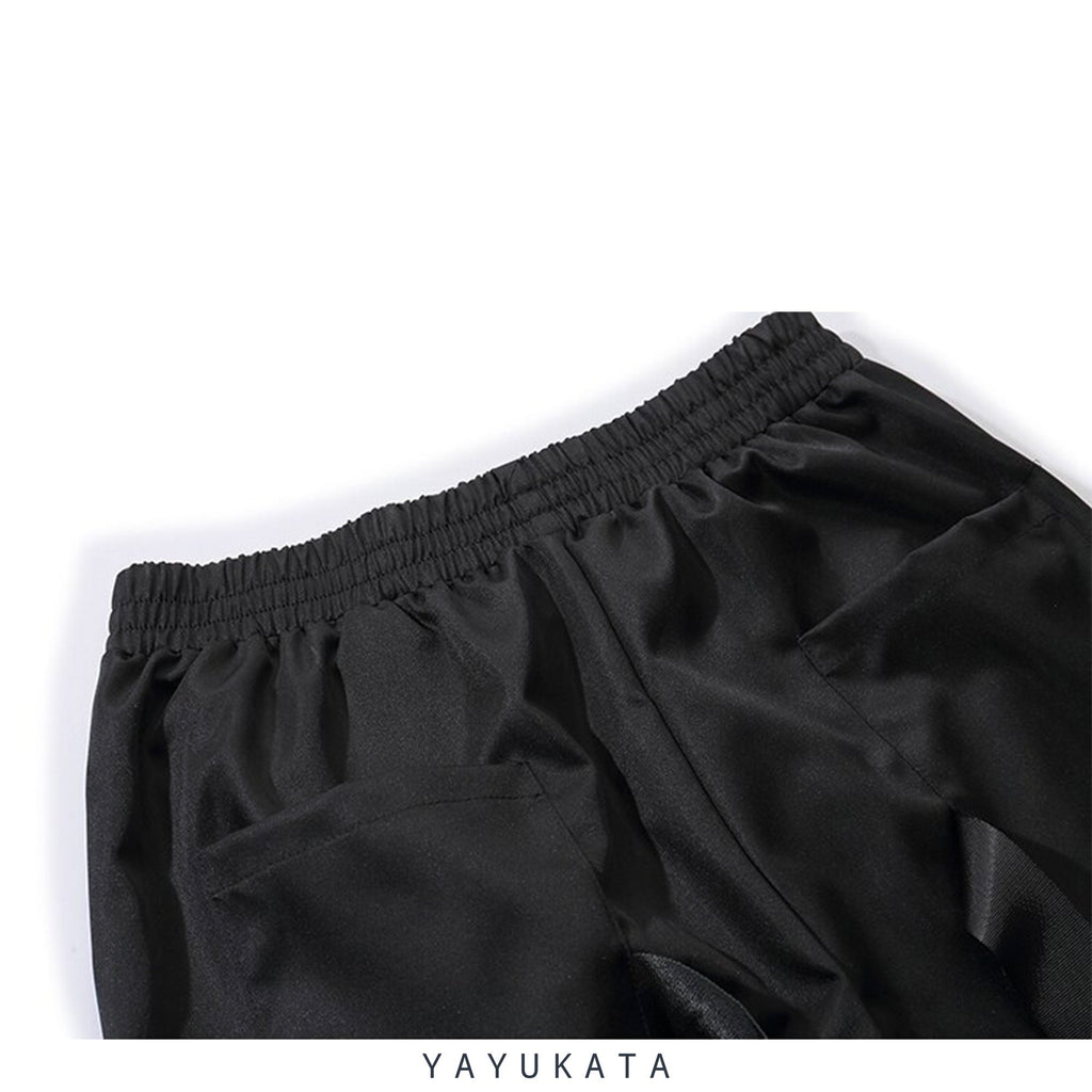 YAYUKATA Pants & Shorts YU8 Black Cargo Joggers