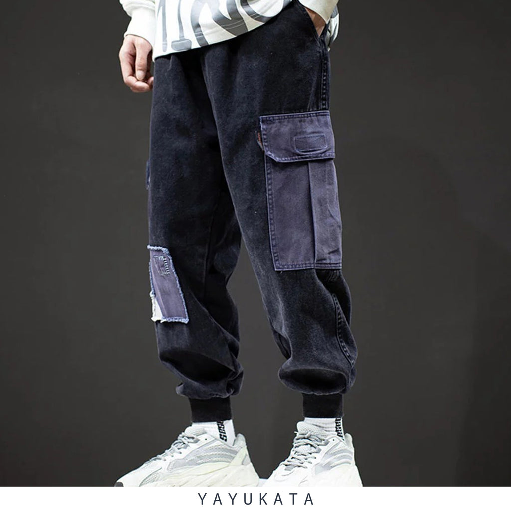 YAYUKATA Pants & Shorts ZR7 Casual Multi Pocket Joggers
