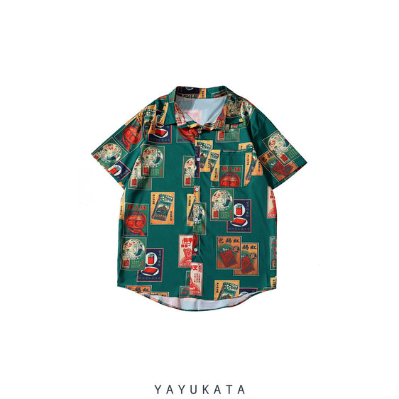 YX1 Casual Printed Summer Shirt