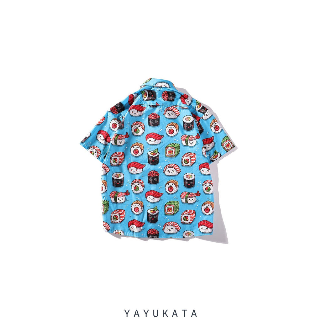 YAYUKATA Shirts YS7 Printed Harajuku Beach Shirt