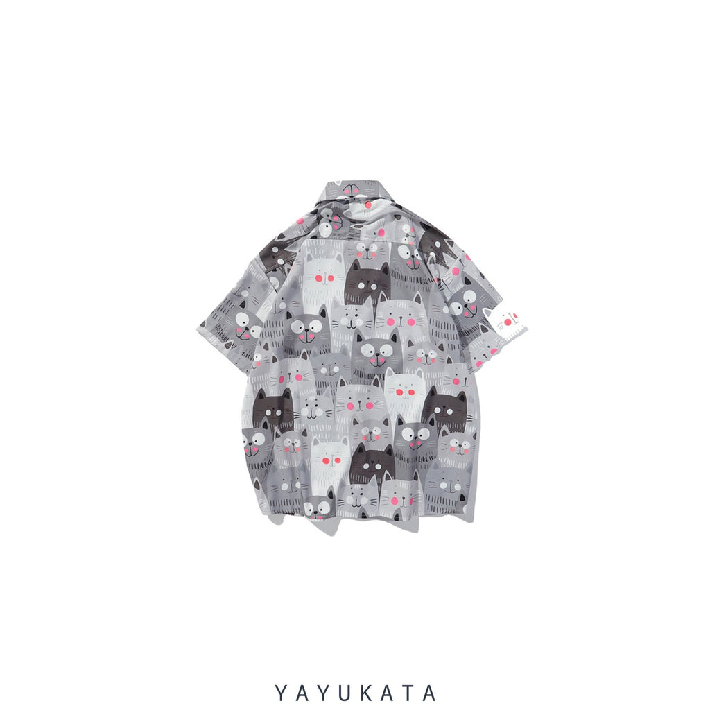 YU0 Printed Beach Shirt