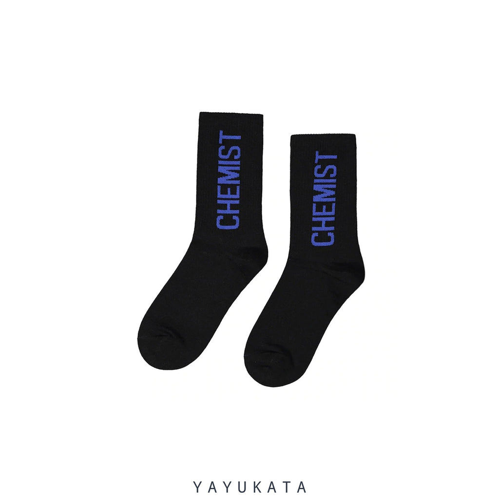 YAYUKATA Socks BLACK / One Size MB4 Chinese Style Printed Harajuku Socks