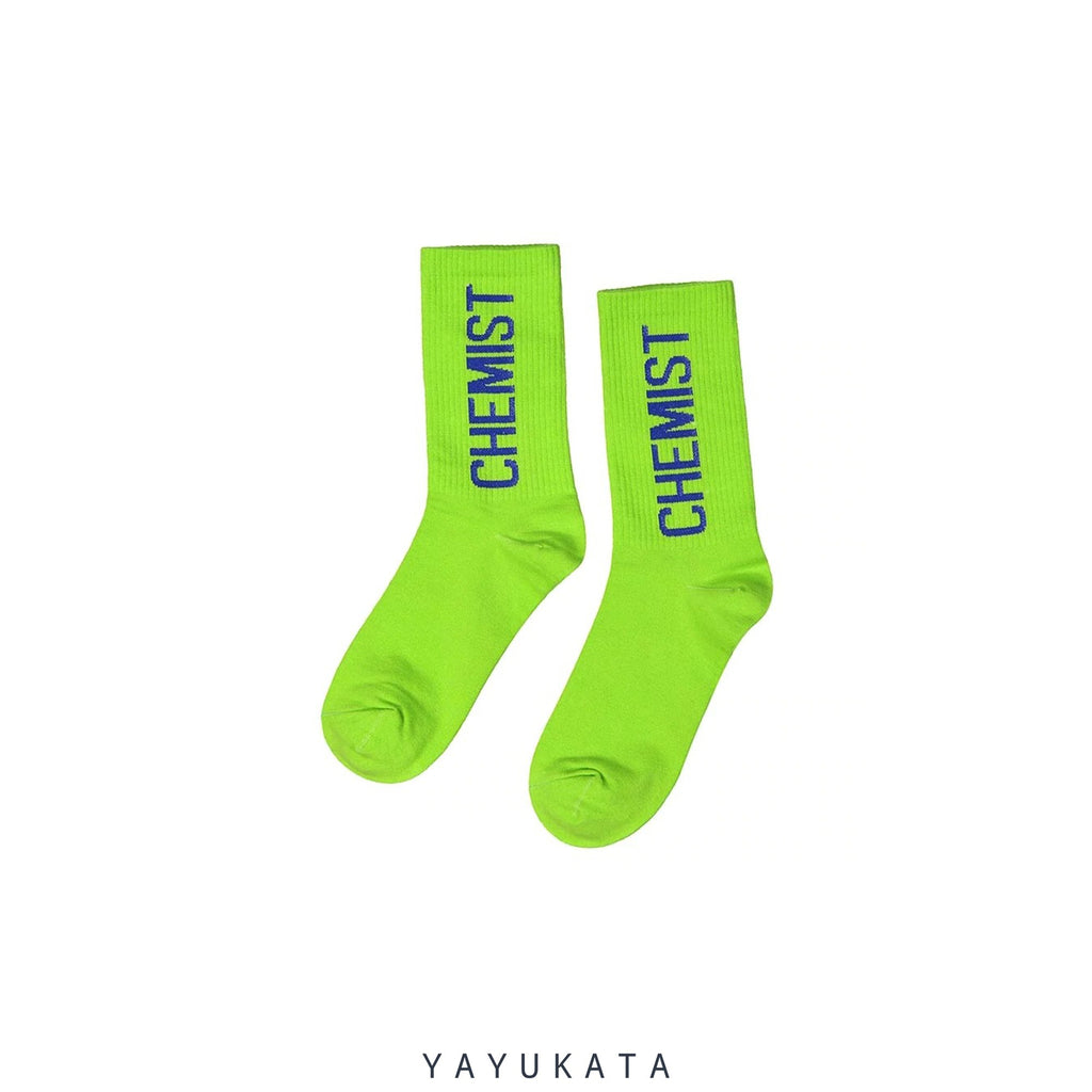 YAYUKATA Socks GREEN / One Size MB4 Chinese Style Printed Harajuku Socks