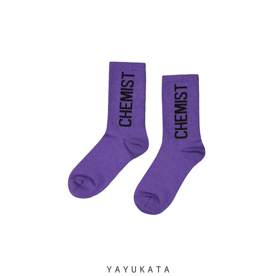 YAYUKATA Socks PURPLE / One Size MB4 Chinese Style Printed Harajuku Socks