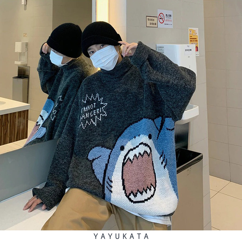 YAYUKATA Sweaters UF1 Harajuku Knitted Unisex Sweater