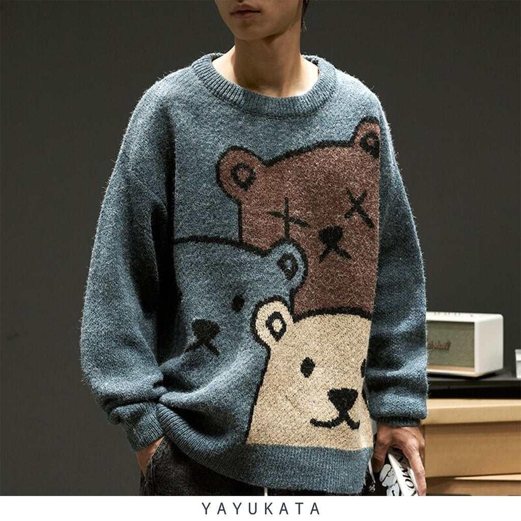 YAYUKATA Sweaters UF2 Knitted Harajuku Sweater