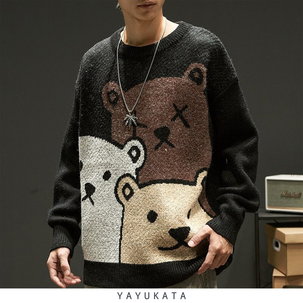 YAYUKATA Sweaters UF2 Knitted Harajuku Sweater