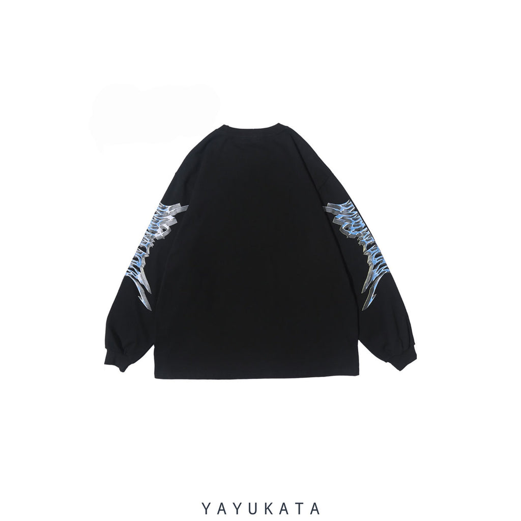 YAYUKATA Sweaters YN2 Casual Streetwear Long Sleeve