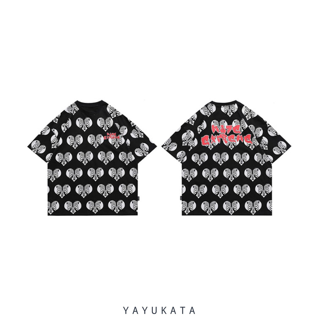 YAYUKATA Tees BLACK / L MZ3 "Made Extreme" Print Harajuku Streetwear Tee
