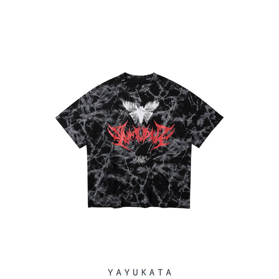 YAYUKATA Tees BLACK / Oversize XL YK8 "Cicada" Harajuku Tee