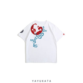 YAYUKATA Tees WHITE / L MV7 Summer Style Streetwear Tee